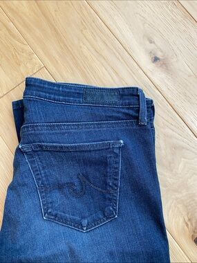 Ag Adriano Goldschmied Dark Blue Skinny Jeans